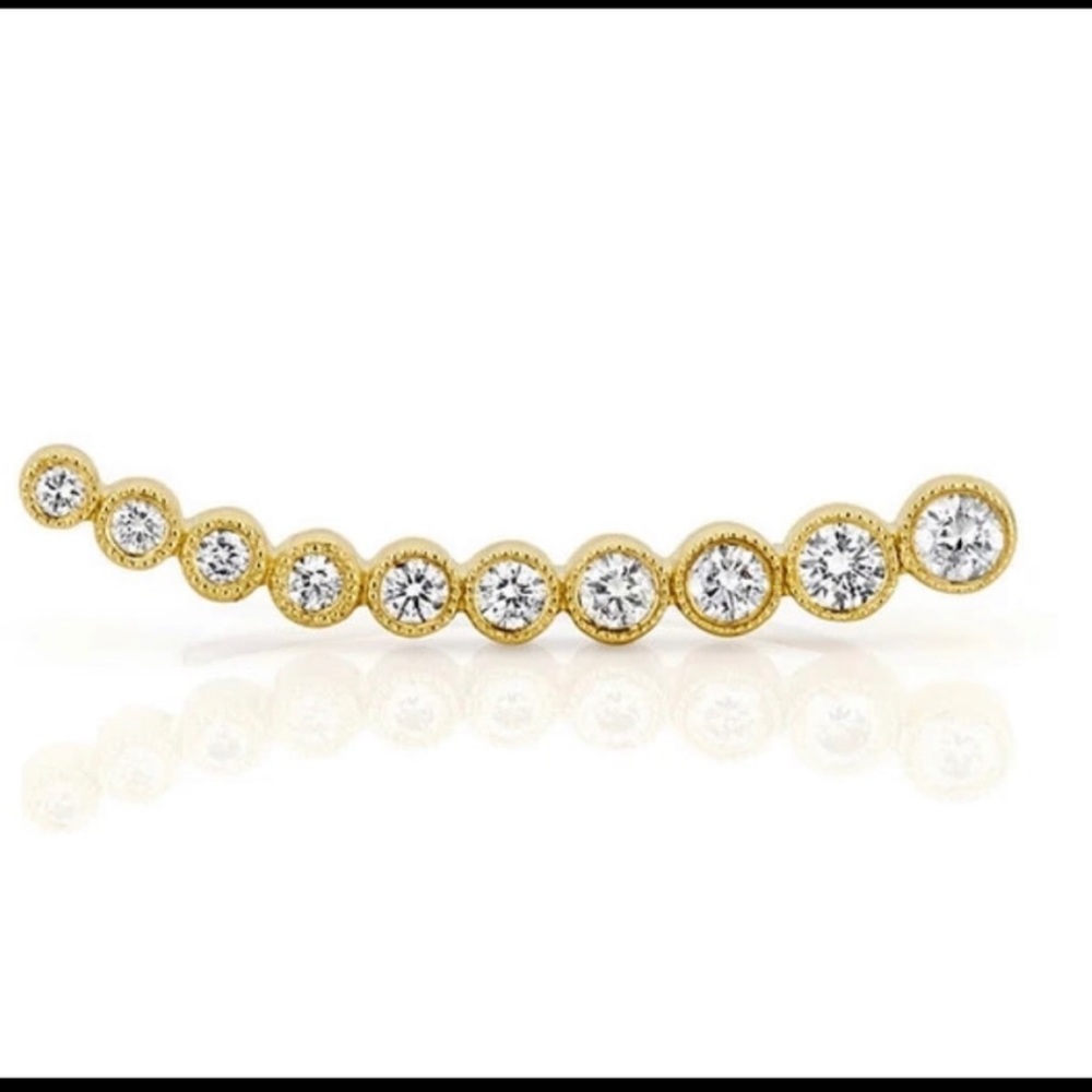 Ef Collection Diamond Ear Climber - image 2